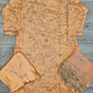 Peachy orange colour shalwar kameez in cut dana embroidery