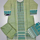 Designer olive green colour winter collection khaddar fabric with khaddar shawl