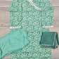 Girl's Mint Green colour Floral Print