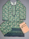 Girl's Forest Green colour Floral Print