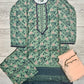 Girl's Forest Green colour Floral Print