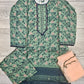 Girl's Forest Green colour Floral Print