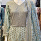 FZS Nira Ice blue colour embroidered