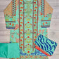 Sana Safinaz H243-04A turquoise green colour