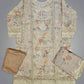 QMR light peach colour embroidered