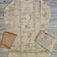 QMR light peach colour embroidered