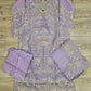 BRQ CHTL lilac color hand embellished in pearls crystals stones