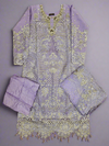 BRQ CHTL lilac color hand embellished in pearls crystals stones