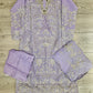 BRQ CHTL lilac color hand embellished in pearls crystals stones