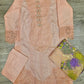 MB light salmon pink and pear green colour
