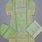 SBN seafoam green colour chikan kari embroidery cotton shalwar kameez