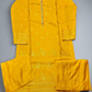 LimeLight buttercup yellow Jacquard brocade cotton with intricate raised patterns