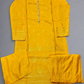 LimeLight buttercup yellow Jacquard brocade cotton with intricate raised patterns