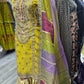 MB Mustard Colour Hand Embellished Mehndi Design