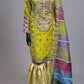MB Mustard Colour Hand Embellished Mehndi Design