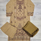 Mocha chocolate brown thread sequins