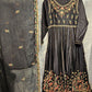 Ethnc Embroidered Viscose Dress Set with Dupatta