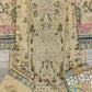 BRQ beige gold colour hand embellished misori fabric shalwar kameez with embroidered chiffon dupatta in sizes (M to 8XL) womenswear traditional clothing festive and party wear plus size - AdoreByKhwahish