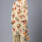 Sana Safinaz H243-14A white colour digital floral printed