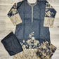 DN2 Black and olive 100% lawn cotton fabric shalwar kameez with cotton printed dupatta in sizes [M to 8XL] womenswear traditional plus size comfort clothing - AdoreByKhwahish