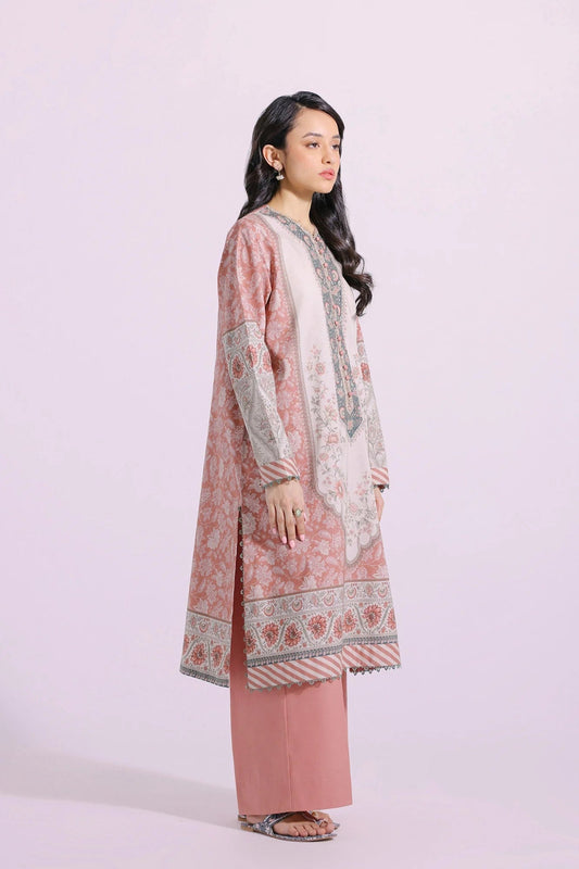 Ethnic brown grey colour E0404 lawn cotton shalwar kameez with cotton dupatta in sizes (M to 7XL) womenswear traditional clothing cotton plus size comfort - AdoreByKhwahish