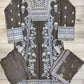 FL ultimate grey colour luxury embroidered chiffon fabric shalwar kameez with embroidered chiffon dupatta in sizes (M to 8XL) womenswear traditional clothing festive and party wear plus size - AdoreByKhwahish