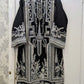 IZK black with white thread embroidery shalwar kameez on khaadi net fabric with embroidery dupatta in sizes L womenswear tradtional dress - AdoreByKhwahish