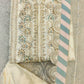 Jasmine off - white hand embroidery shalwar kameez in organza fabric with embroidered dupatta and palazzo (sizes: S to 5XL) womenswear traditional plus size - AdoreByKhwahish
