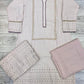 Lilac pink colour chiken cotton embroidered shalwar kameez with embroidered plazzo trousers in cotton fabric size (S to 8XL) womenswear plus size cotton dress comfort clothing - AdoreByKhwahish
