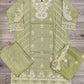 QMR mint green colour embroidered cotton shalwar kameez with chiffon dupatta in sizes (M to 7XL) womenswear traditional clothing cotton plus size comfort - AdoreByKhwahish