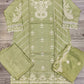 QMR mint green colour embroidered cotton shalwar kameez with chiffon dupatta in sizes (M to 7XL) womenswear traditional clothing cotton plus size comfort - AdoreByKhwahish