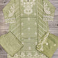 QMR mint green colour embroidered cotton shalwar kameez with chiffon dupatta in sizes (M to 7XL) womenswear traditional clothing cotton plus size comfort - AdoreByKhwahish