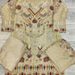RMS rangoon light beige colour embroidery shalwar kameez in chiffon fabric embroidered dupatta in sizes (S to 6XL) womenswear traditional plus size comfort fashion clothing - AdoreByKhwahish