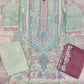 RMS rangoon mint green and pink colour embroidered chiffon fabric shalwar kameez with embroidery dupatta in sizes (2XL to 5XL) womenswear traditional plus size - AdoreByKhwahish