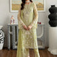 RMS rangoon mint green with white colour all over embroidery in chiffon fabric embroidered dupatta in sizes (S to 6XL) womenswear traditional plus size comfort fashion clothing - AdoreByKhwahish